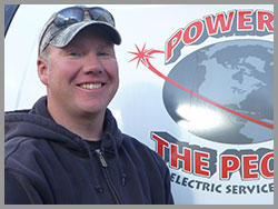 Aaron, Master Electrician for Power to the People